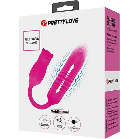 Pretty Love Nobikuma Vibrating & Rechargeable Love Egg Massager Pink - Love Eggs and Kegel Exercisers