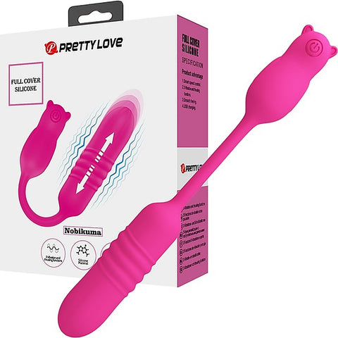 Pretty Love Nobikuma Vibrating & Rechargeable Love Egg Massager Pink - Love Eggs and Kegel Exercisers