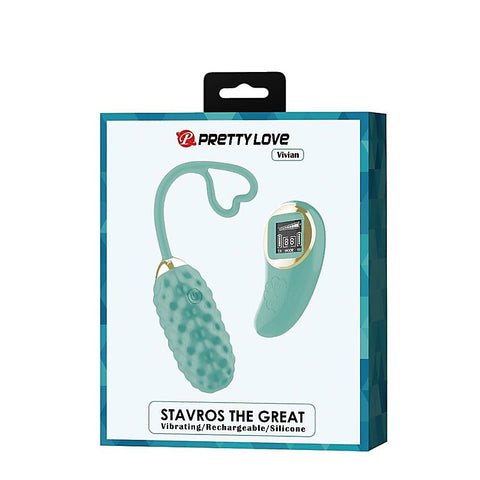 Stavros The Great Vivian Remote Control 10 Functions Vibrating Love Egg - Love Eggs and Kegel Exercisers
