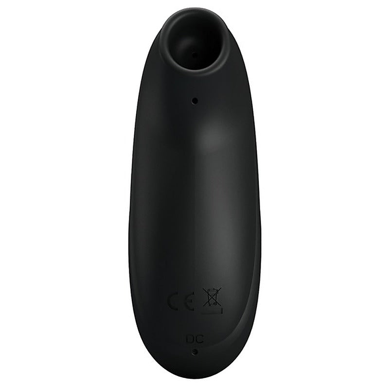 Pretty Love Otis Rechargeable Suction Based Clitoral Massager Black - Clit Ticklers and Pulsators