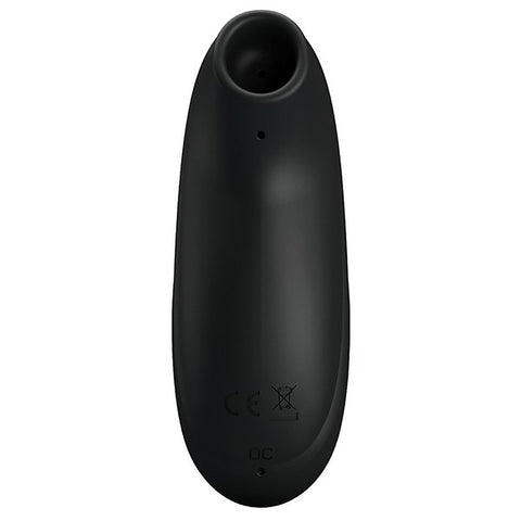 Pretty Love Otis Rechargeable Suction Based Clitoral Massager Black - Clit Ticklers and Pulsators