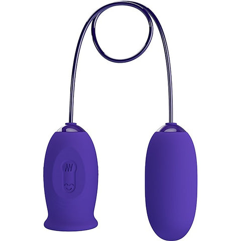Pretty Love Daisy Youth Multi Function Vibrating Love Egg Purple - Love Eggs and Kegel Exercisers