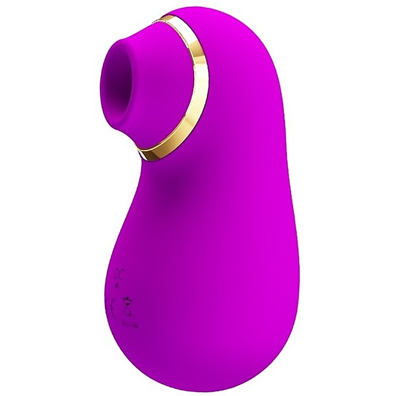Pretty Love Rechargeable Emily Clitoris Suction Stimulator Purple - Clit Ticklers and Pulsators