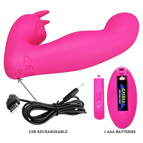 Pretty Love Rechargeable Josephine G-Spot and Clitoral Massager - G-Spot Vibrators
