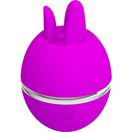 Pretty Love Gemini Ball Shape Rechargeable Clitoral Vibrator Purple - Clit Ticklers and Pulsators