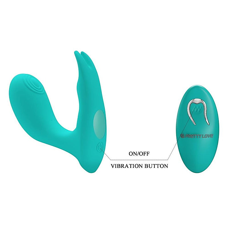 Pretty Love Idabelle 12 Functions Rechargeable Clitoral Stimulator - Clit Ticklers and Pulsators