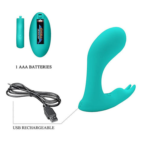 Pretty Love Idabelle 12 Functions Rechargeable Clitoral Stimulator - Clit Ticklers and Pulsators