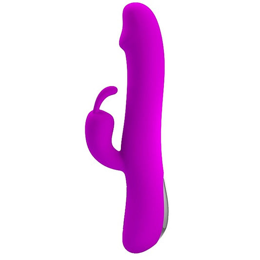 Pretty Love Natural Motion Thrusting Rabbit Vibrator Purple