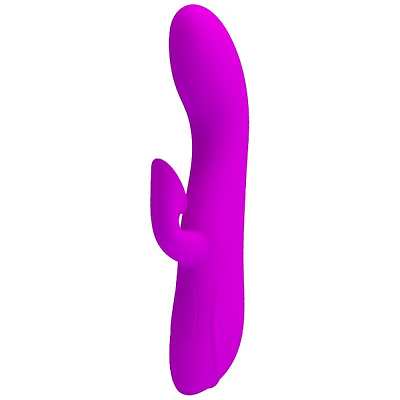 Pretty Love Flirt Rechargeable Multi Function Rabbit Vibrator Purple - Rabbit Vibrators