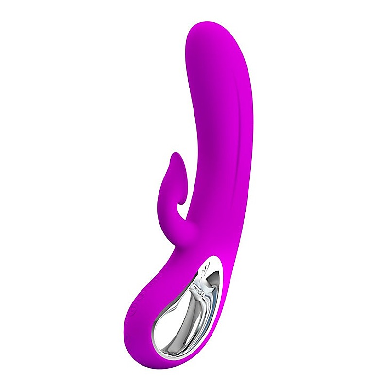 Pretty Love Nicola Silicone 24 Function Clit Suction Rabbit Vibrator - Rabbit Vibrators