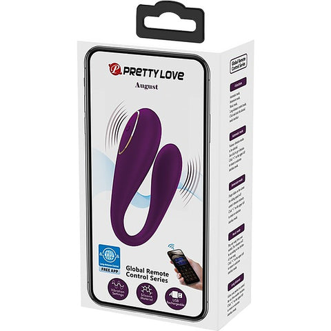 Pretty Love August App Control 12 Function G Spot Vibrator Byzantium - G-Spot Vibrators