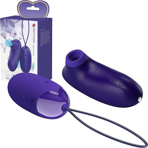 Pretty Love Rechargeable Orthus Youth Love Egg Vibrator Purple - Love Eggs and Kegel Exercisers