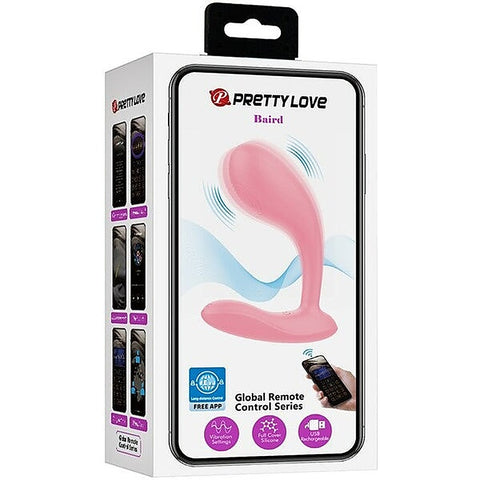 Pretty Love App Control 12 Function Rechargeable Baird Vibrator Pink - G-Spot Vibrators
