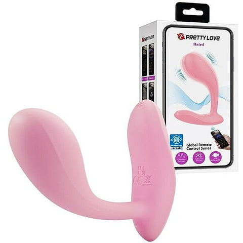 Pretty Love App Control 12 Function Rechargeable Baird Vibrator Pink - G-Spot Vibrators