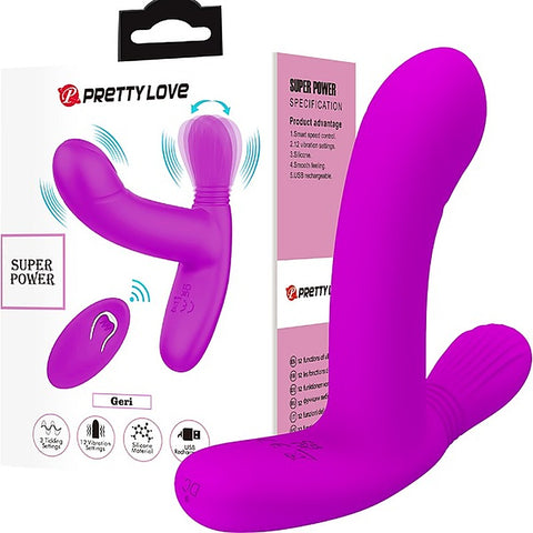 Pretty Love Geri Rechargeable 12 Function Vibrator By Baile - G-Spot Vibrators