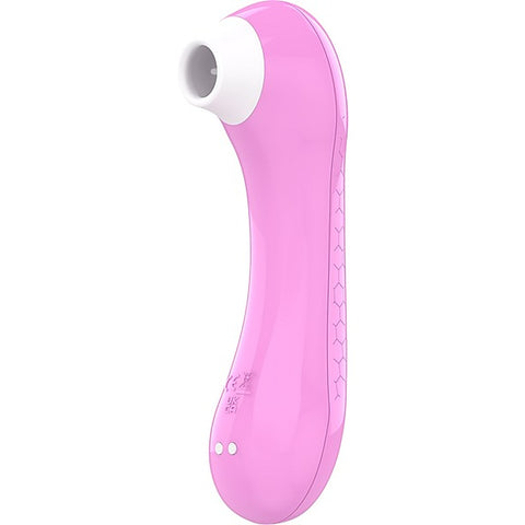 Pretty Love Rechargeable Sucking Emerald Clitoral Massager Light Pink - Clit Ticklers and Pulsators