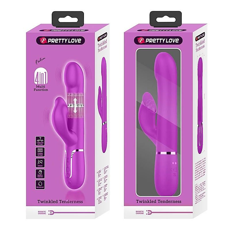 Pretty Love Falin 4 in1 Multi Function Rabbit Vibrator - Rabbit Vibrators