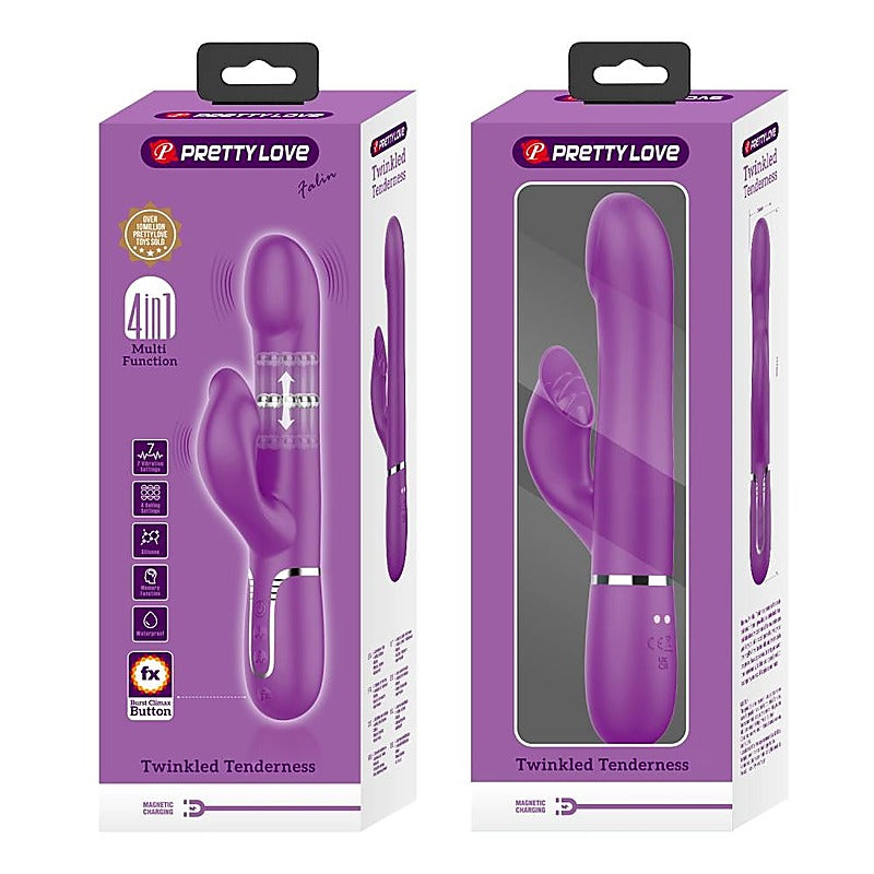 Pretty Love Falin 4 in1 Multi Function Rabbit Vibrator - Rabbit Vibrators