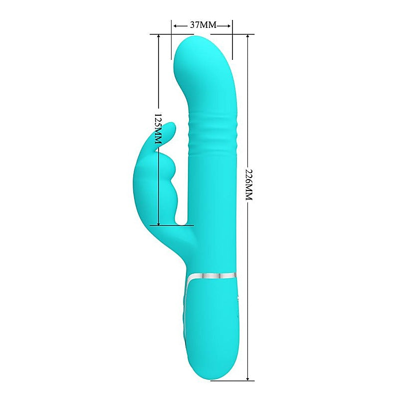Pretty Love Coale 4 in1 Multi Function Twin Motor Rabbit Vibrator - Rabbit Vibrators