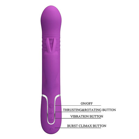 Pretty Love Coale 4 in1 Multi Function Twin Motor Rabbit Vibrator - Rabbit Vibrators