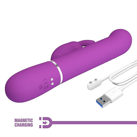 Pretty Love Coale 4 in1 Multi Function Twin Motor Rabbit Vibrator - Rabbit Vibrators
