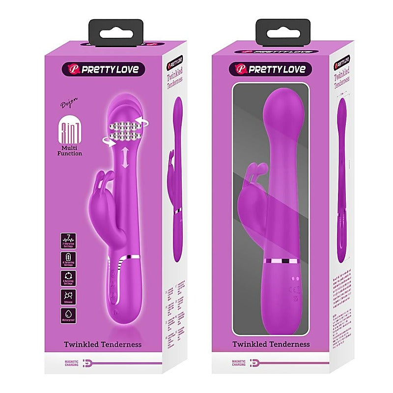 Pretty Love Dejon 3 In1 Multi Function Rabbit Ear Adult - Rabbit Vibrators