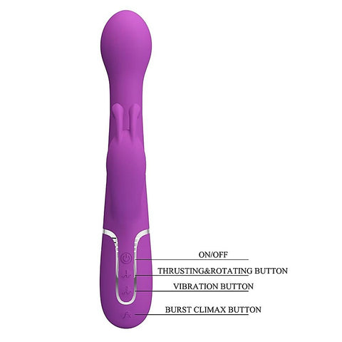 Pretty Love Dejon 3 In1 Multi Function Rabbit Ear Adult - Rabbit Vibrators