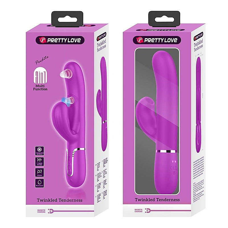 Pretty Love Perdita 3 in1 Multi Function Rabbit Style Vibrator - Rabbit Vibrators