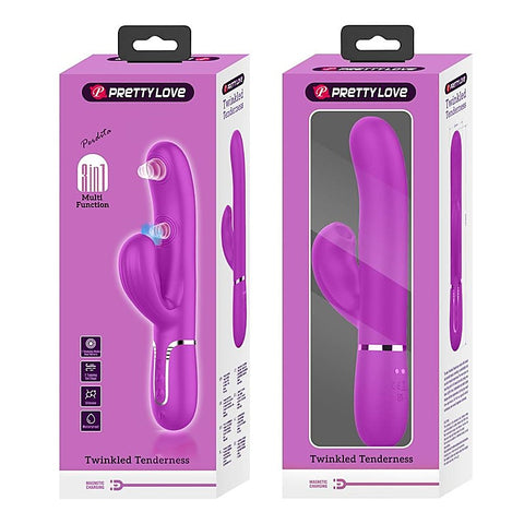 Pretty Love Perdita 3 in1 Multi Function Rabbit Style Vibrator - Rabbit Vibrators