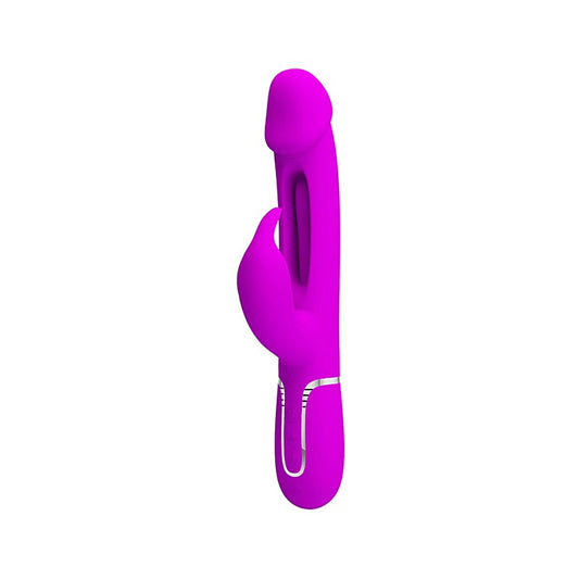 Pretty Love Kampas 3 in1 Multi Function Rechargeable Rabbit Vibrator - Rabbit Vibrators