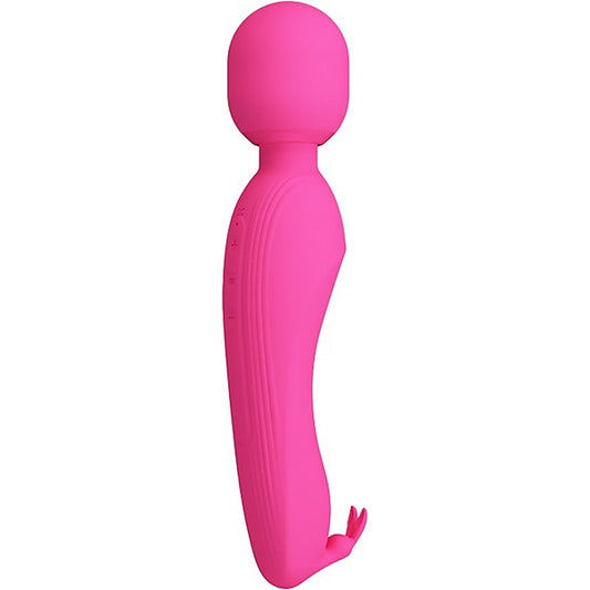 Pretty Love Rechargeable Curtis Vibrating Body Wand Pink