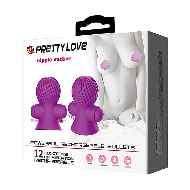 Pretty Love 12 Function Womens Nipple Sucker By Baile - Nipple and Clit Clamps