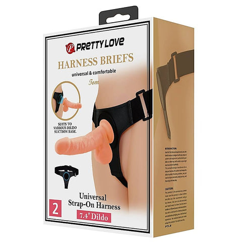 Pretty Love Universal Strap On Harness Dildo By Baile - Strap On Sextoys