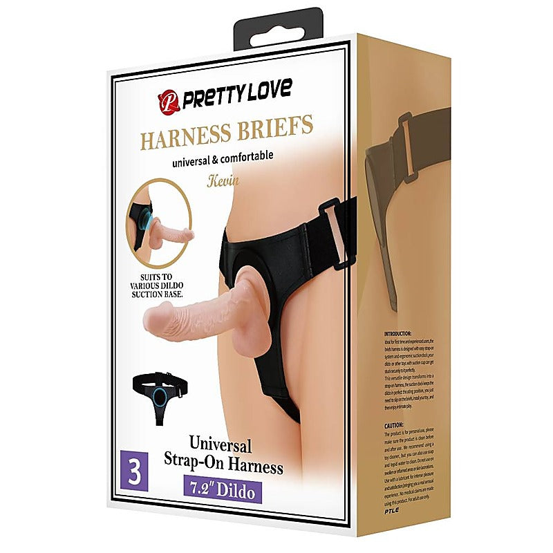 Pretty Love Universal Strap On Harness Dildo By Baile - Strap On Sextoys