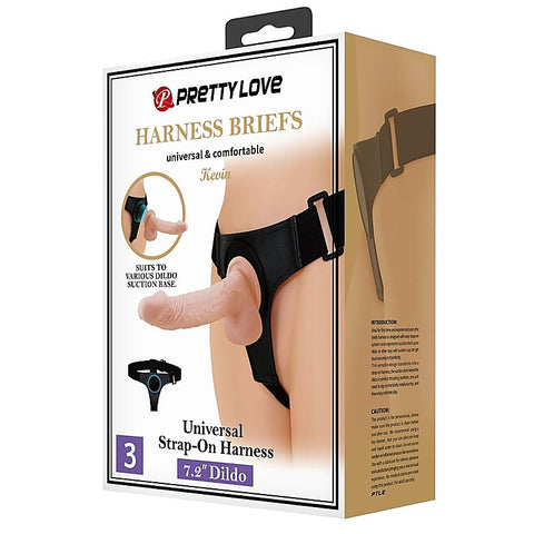 Pretty Love Universal Strap On Harness Dildo By Baile - Strap On Sextoys