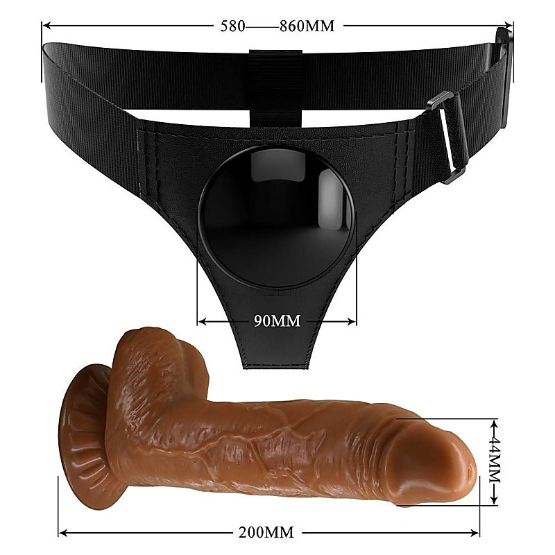 Pretty Love Universal Strap On Harness Dildo By Baile - Strap On Sextoys