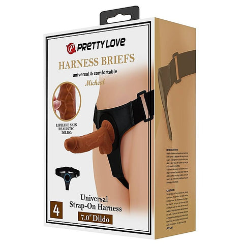 Pretty Love Universal Strap On Harness Dildo By Baile - Strap On Sextoys