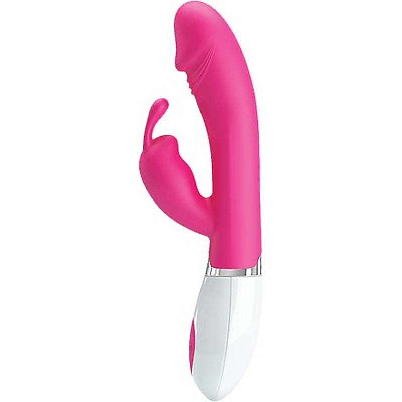 Pretty Love Gene Sound Activated Rabbit Vibrator Pink - Rabbit Vibrators