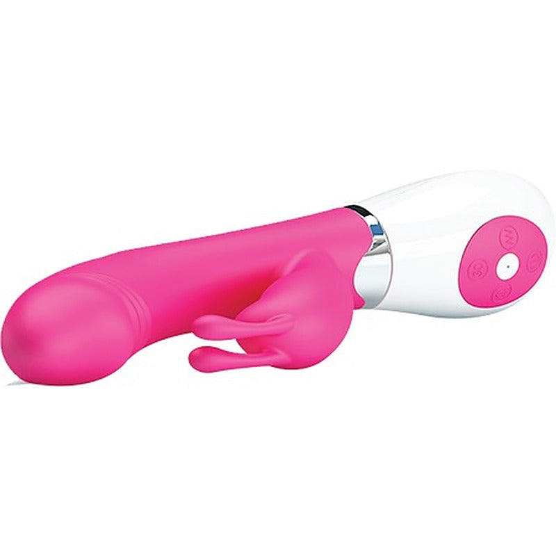 Pretty Love Gene Sound Activated Rabbit Vibrator Pink - Rabbit Vibrators