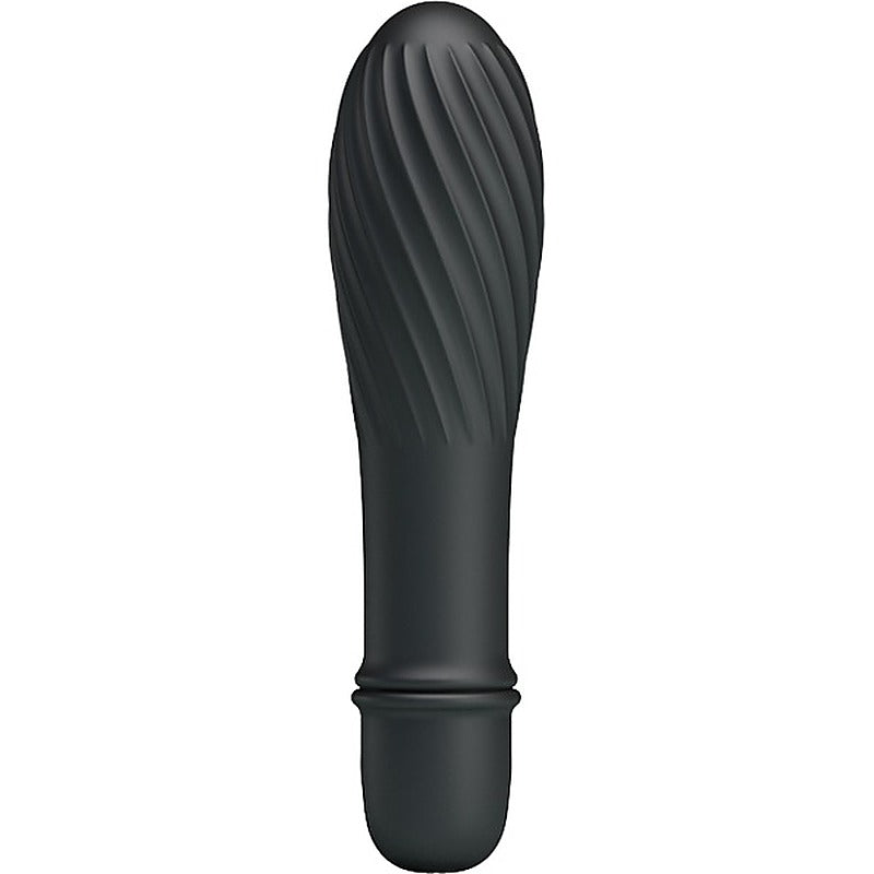 Pretty Love Solomon 10 Function G Spot Silicone Vibrator Black - G-Spot Vibrators