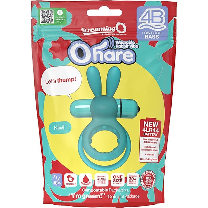 Ohare 4B Low Pitch Bass Vibrating Cock Ring By Screaming O - Vibrating Cock Rings