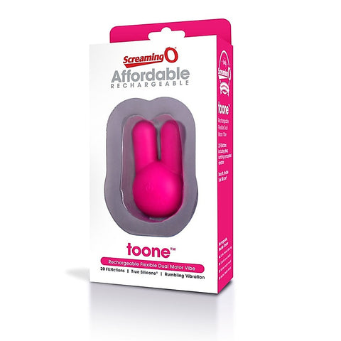 Toone Flexible Rechargeable Vibrator By Screaming O - Personal Massagers