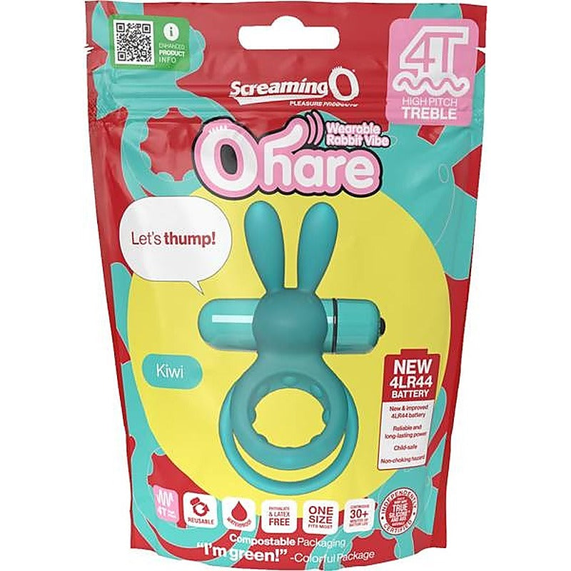 Ohare 4T High Pitch Treble Men'S Vibrating Penis Ring - Vibrating Cock Rings