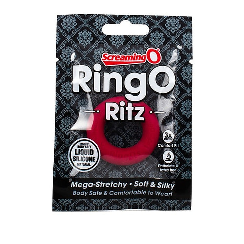 Ringo Ritz Stretchy Silicone Cock Ring By Screaming O - Stretchy Cock Rings