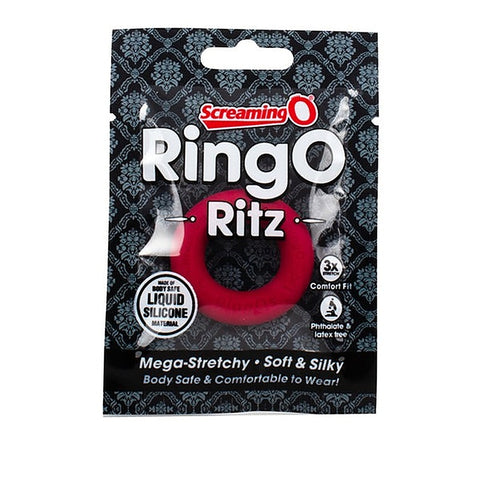 Ringo Ritz Stretchy Silicone Cock Ring By Screaming O - Stretchy Cock Rings