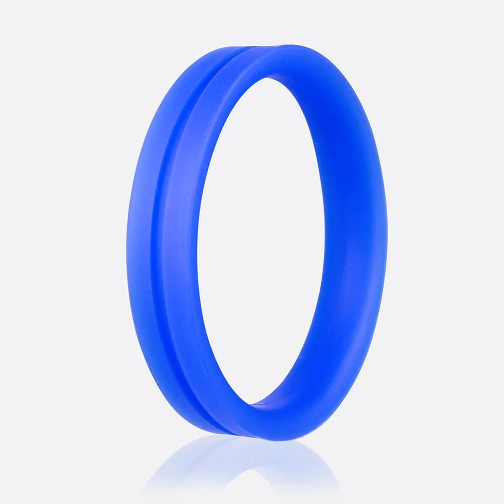 Screaming O Ring O Pro XL Stretchy Silicone Cock Ring - Blue - Stretchy Cock Rings