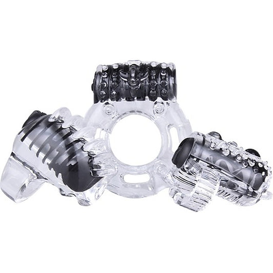 Screaming O Vibroman Super Stretchy Vibrating Cock Ring Black - Vibrating Cock Rings