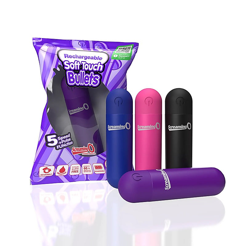 Rechargeable Soft Touch Bullet Vibrator By Screaming O - Bullet Vibrators