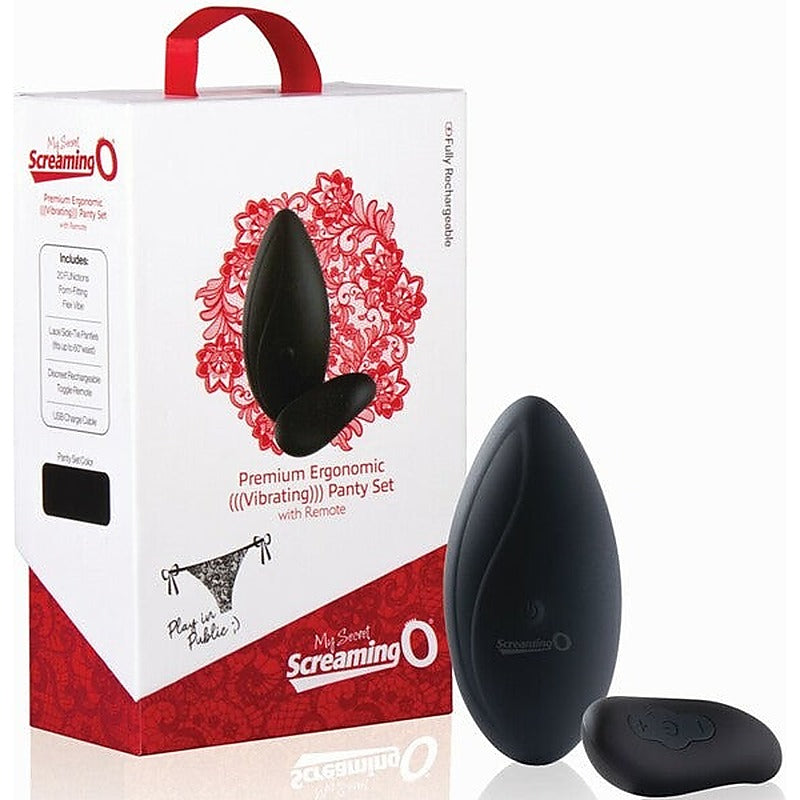 Ergonomic Remote Control Panty Vibrator Set - Remote Control Vibrators