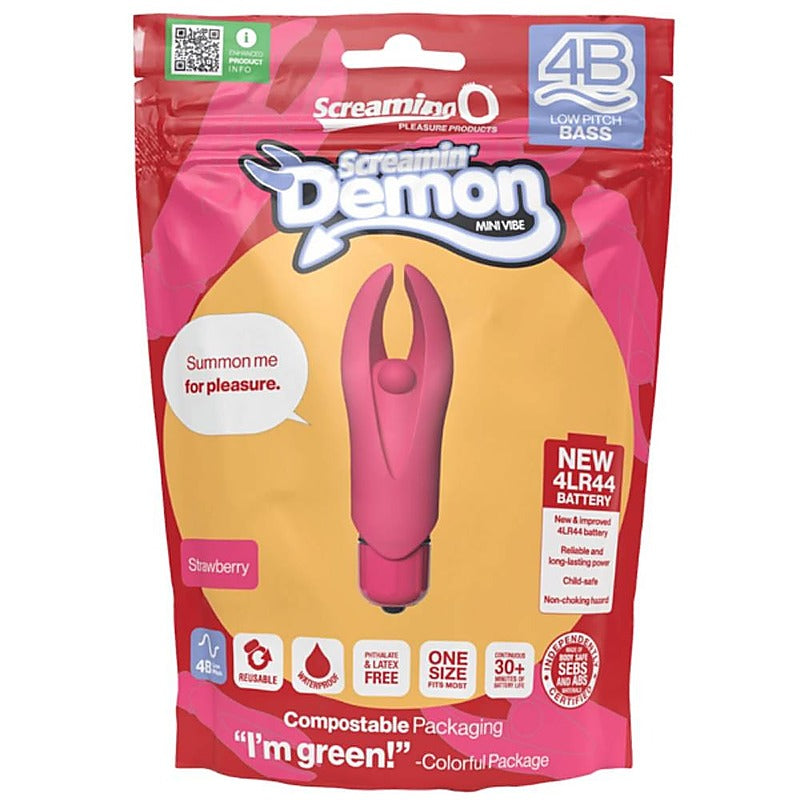 Demon 4B Low Pitch Bass Clitoral Vibrator By Screaming O - Clit Ticklers and Pulsators